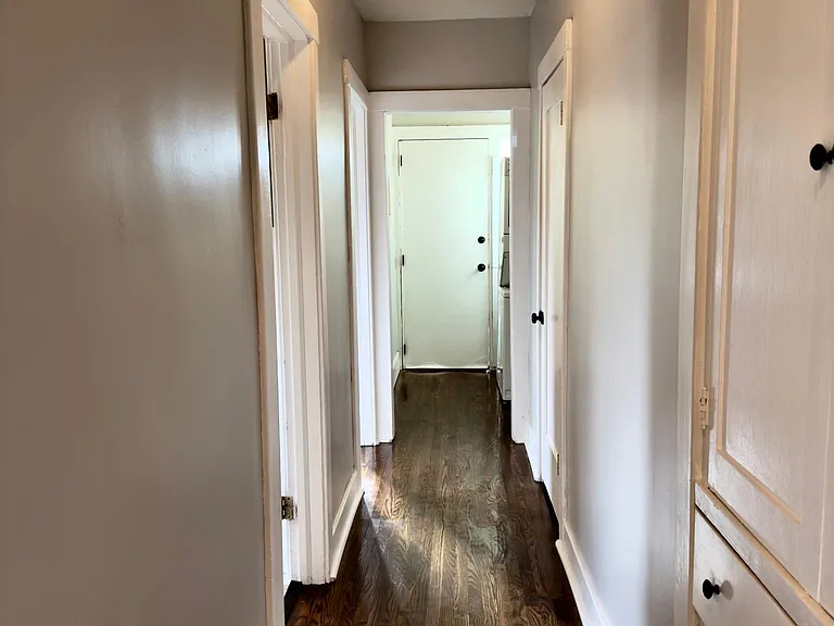Hallway toward back of unit
