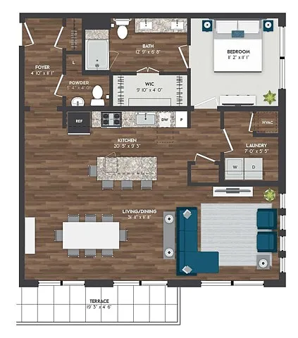 Floor plan PH1