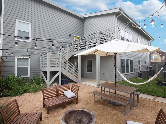 Shared backyard and back patio