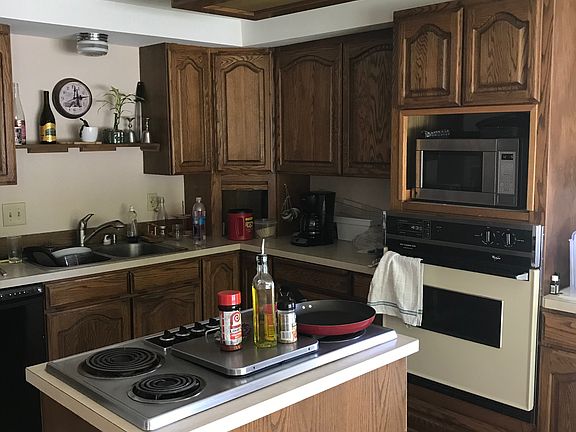 kitchen with custom cabinets