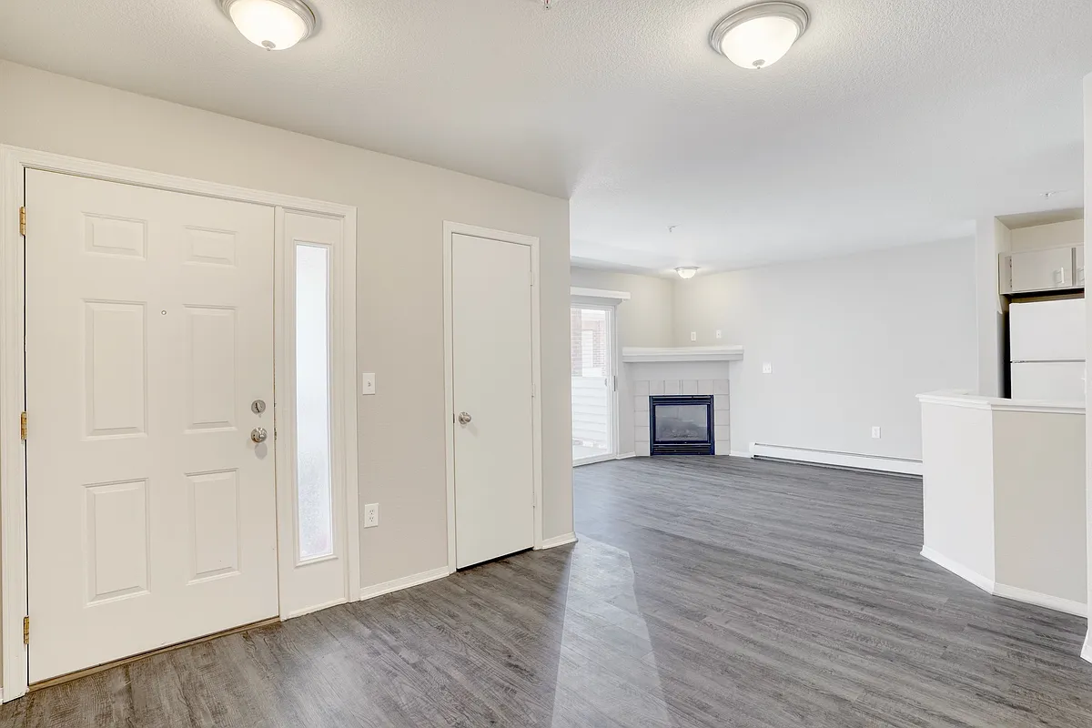 Two Bedroom Townhome- Entrance/ Living Area - Montview Meadows