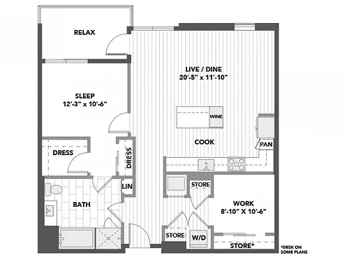 Floor plan A6D