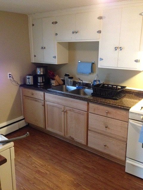 Kitchen with newer cabinets