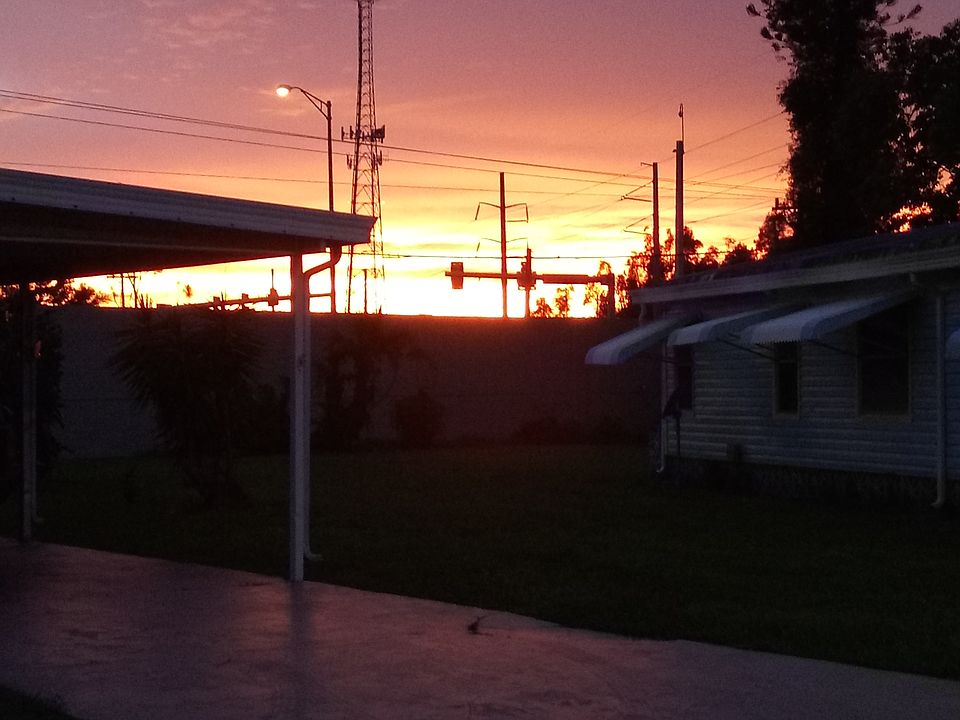 Looking west at sunset!