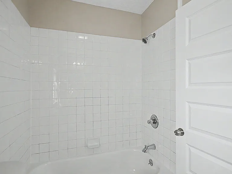 Upstairs bathroom with subway riled shower