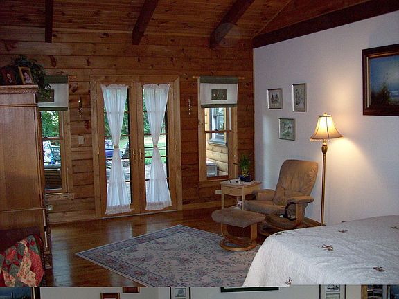 Master Bedroom with French Doors to deck