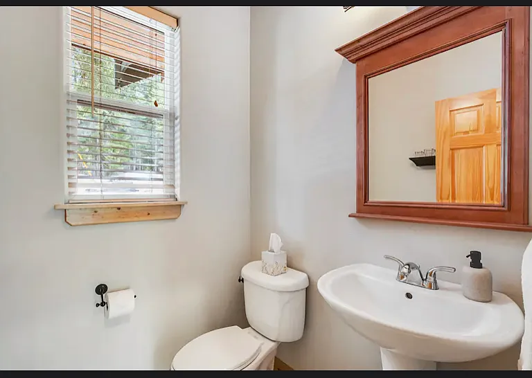 main floor powder room