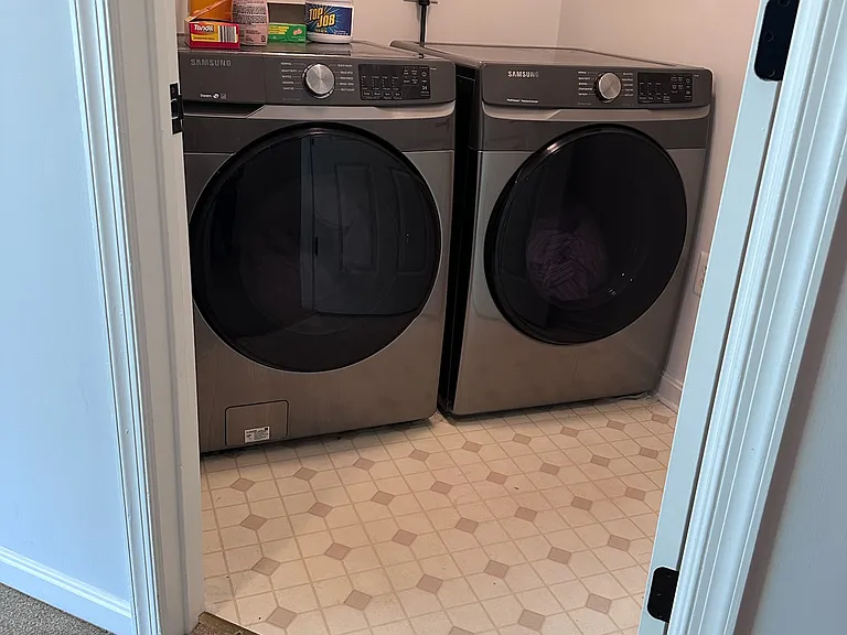Laundry room located on third floor next to master suite