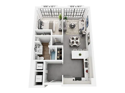 Floor plan Booth