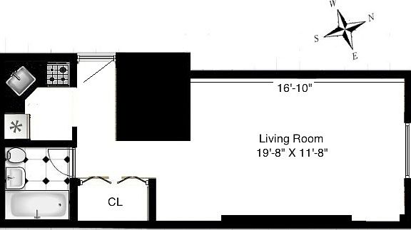 2nd image of 32 W 72nd St APT 4B