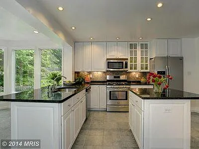 Kitchen - Sink, Microwave, Oven, Stove and Refrigerator