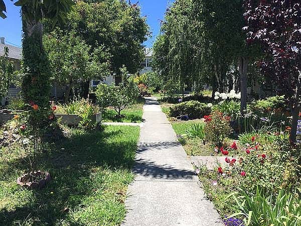 Unit at back of courtyard