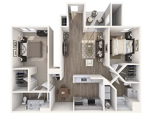 Floor plan C-2X2