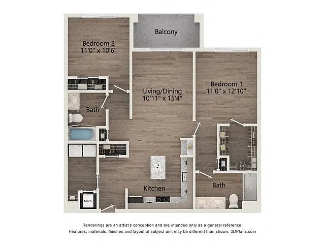 Floor plan B1