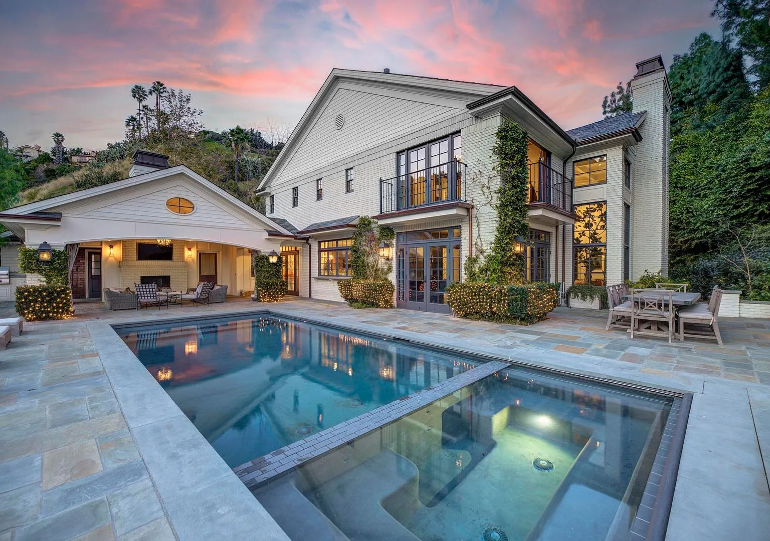 Furnished Hollywood Hills Estate | Summer Rental with Panoramic City Views, Gym, Spa & Pool! — Photo 4
