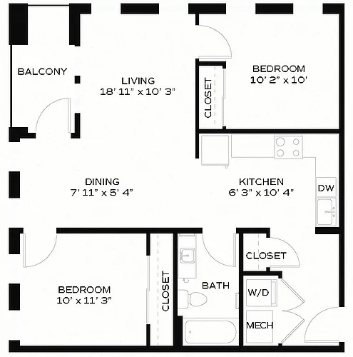 Floor plan B1