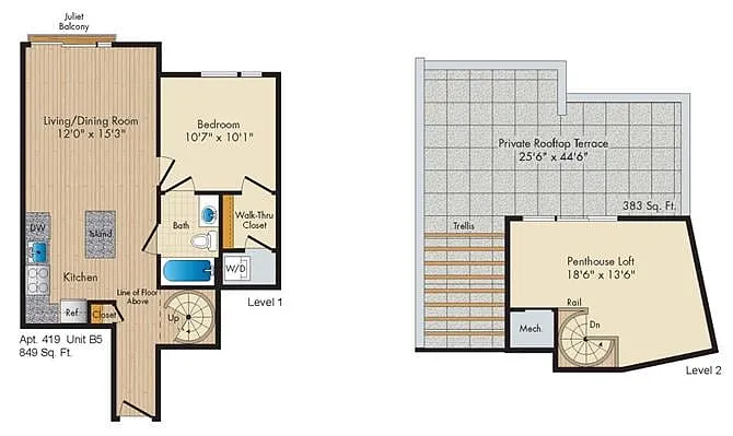 Floor plan Style B5 Penthouse