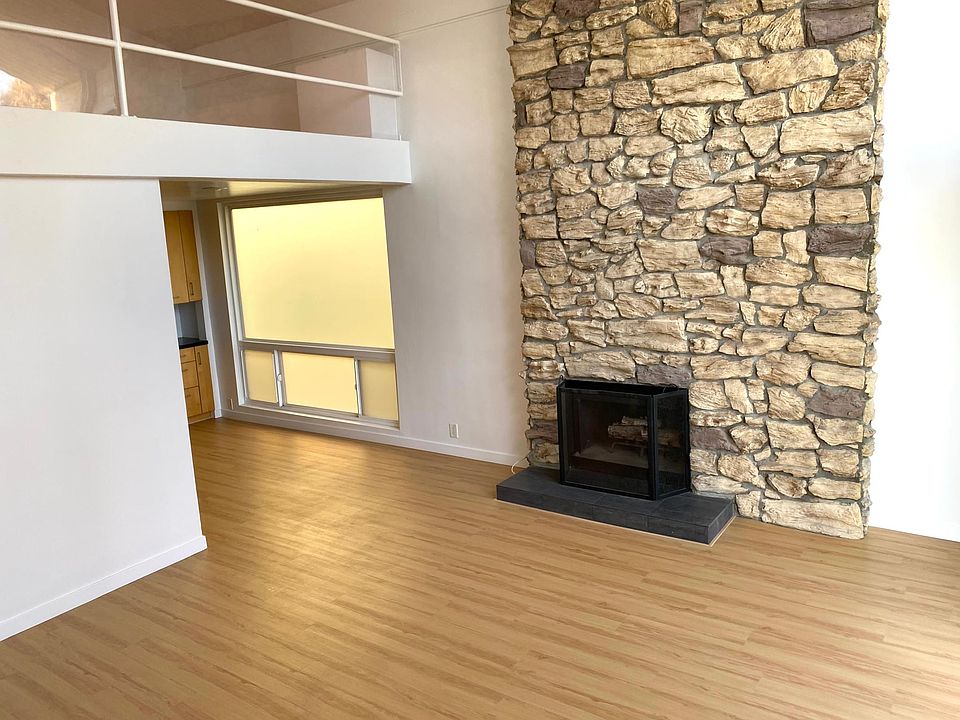 Large fireplace