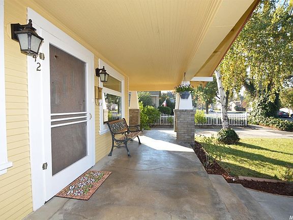 View of front porch