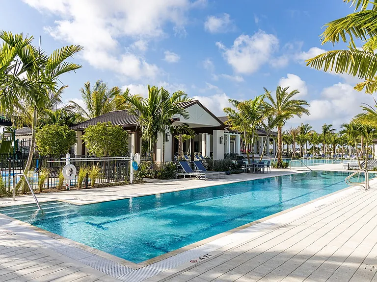 Clubhouse lap pool