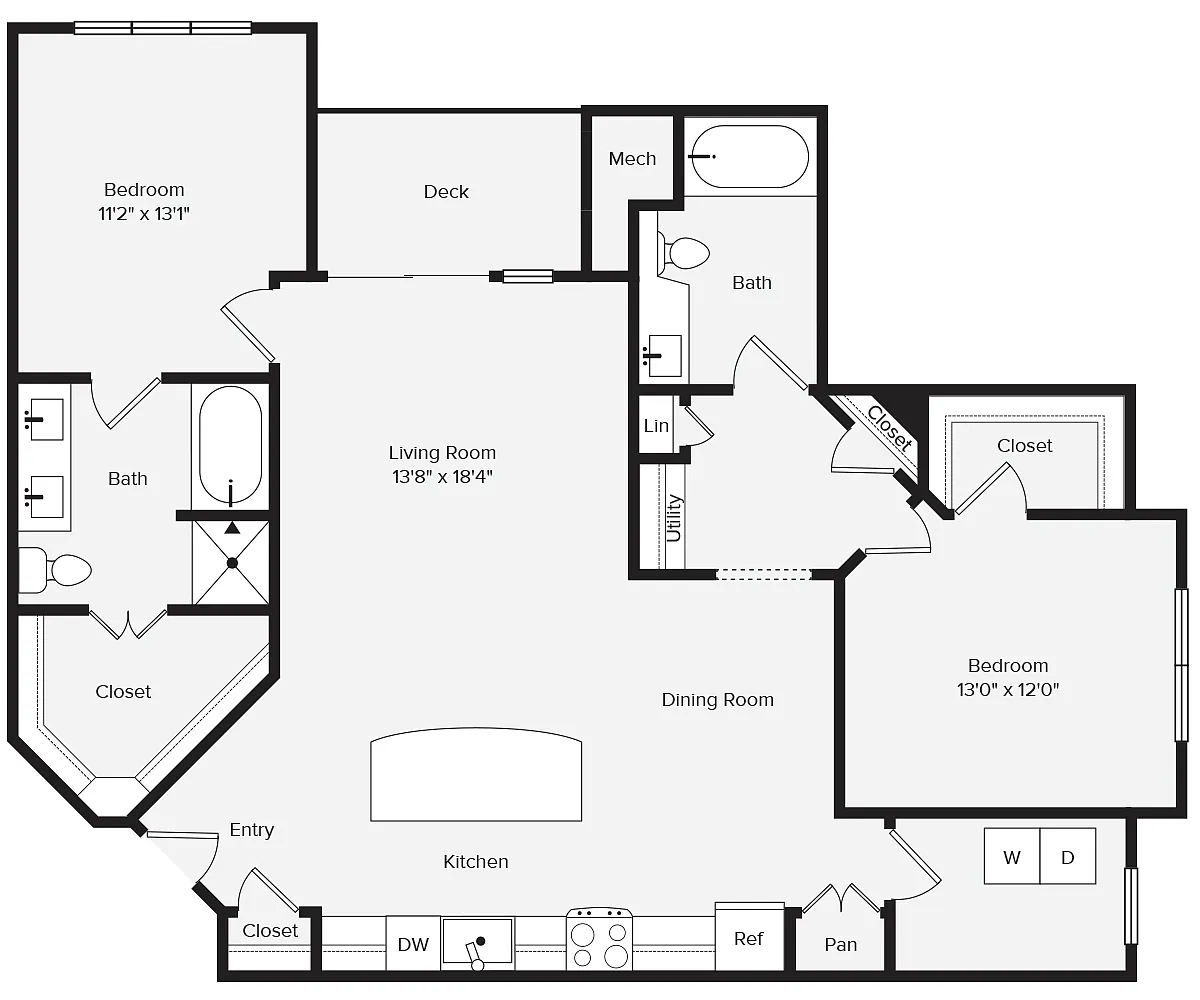 Floor plan B4-1318