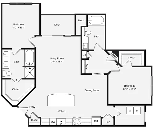 Floor plan B4-1318