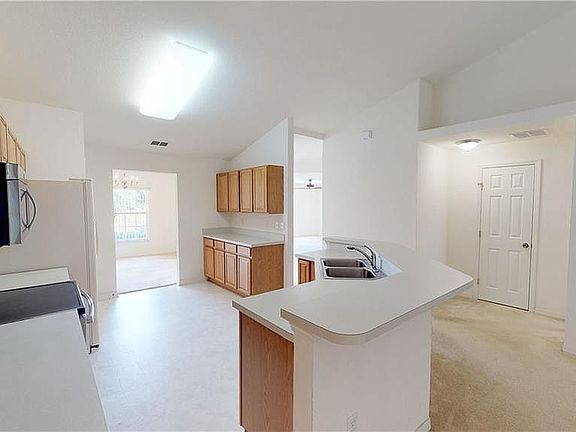 Kitchen facing dining room