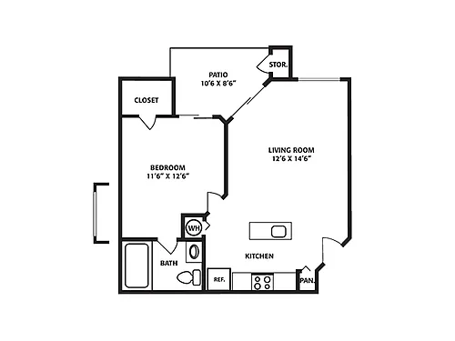 Floor plan Amherst