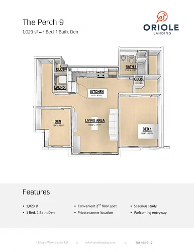 Floor plan Perch 9