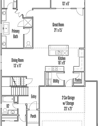 First Floor w Storage