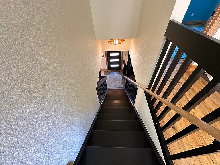 Stairwell view from upstairs