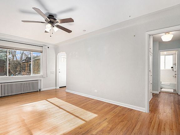 Living room and hallway to bedrooms & bathroom.