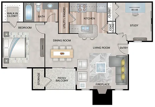 Floor plan Degas
