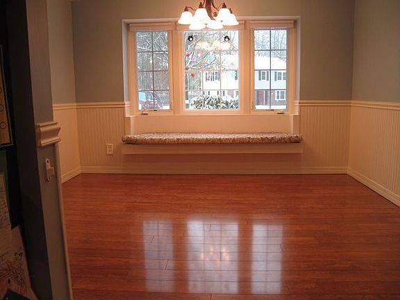 Dining Room - New FLoors - Bench Seat - New Windows