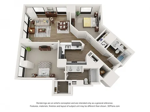 Floor plan Premiere Cadillac