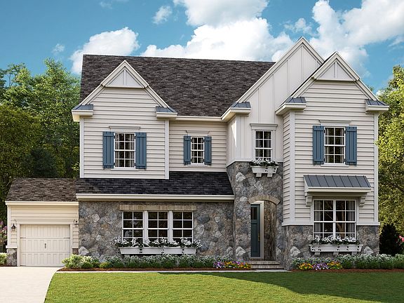 Coronado - American Cottage 3-Car Side Load Garage Note Renderings may show optional features