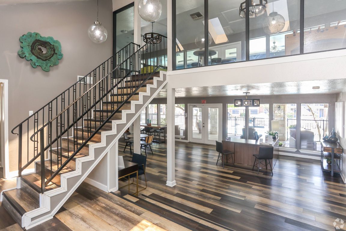 Stylish Clubhouse at Montoro Apartments in Irving, TX