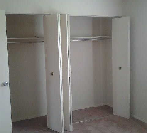 Double bi-fold closets