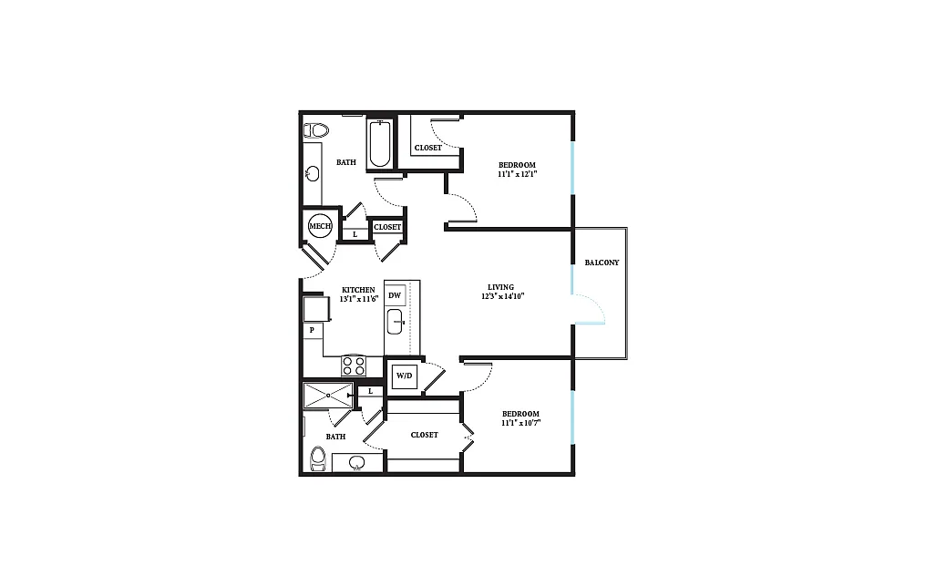 Floor plan Claro