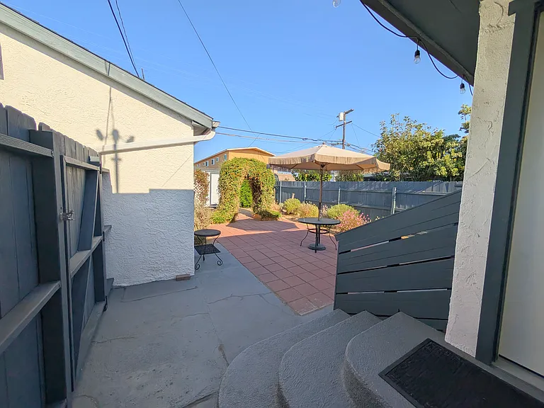 View from main house back door