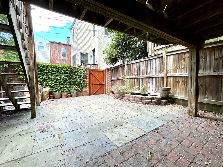 Over 150 square feet of gorgeous (and rare) outdoor space