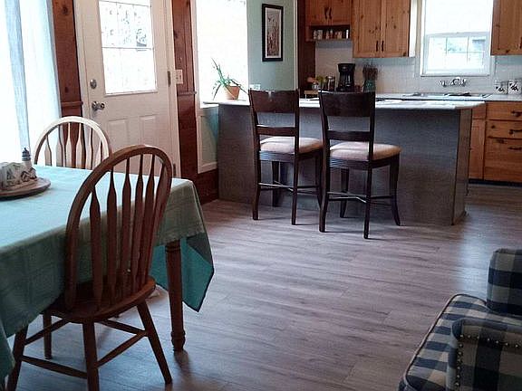 Living/dining area & kitchen