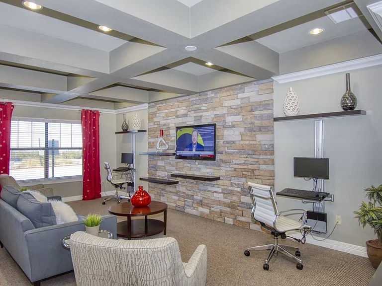 Community lounge designed for relaxation and connection
