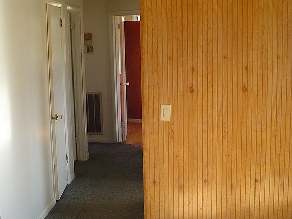 from kit/dining area down hall.