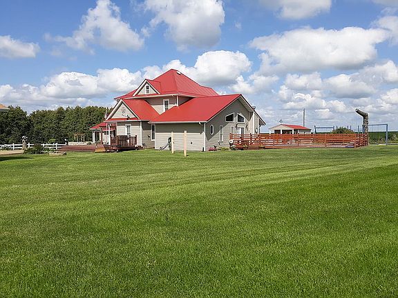 Looking NW at the home