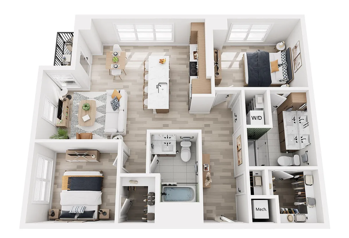 Floor plan B7