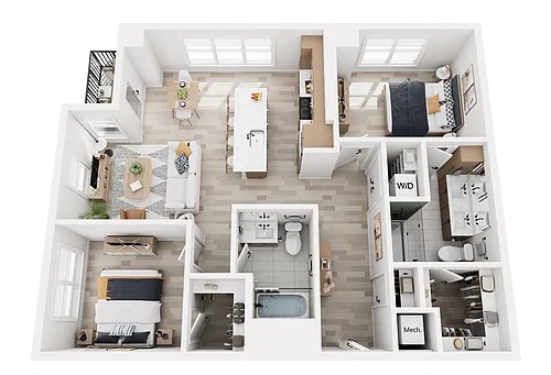Floor plan B7