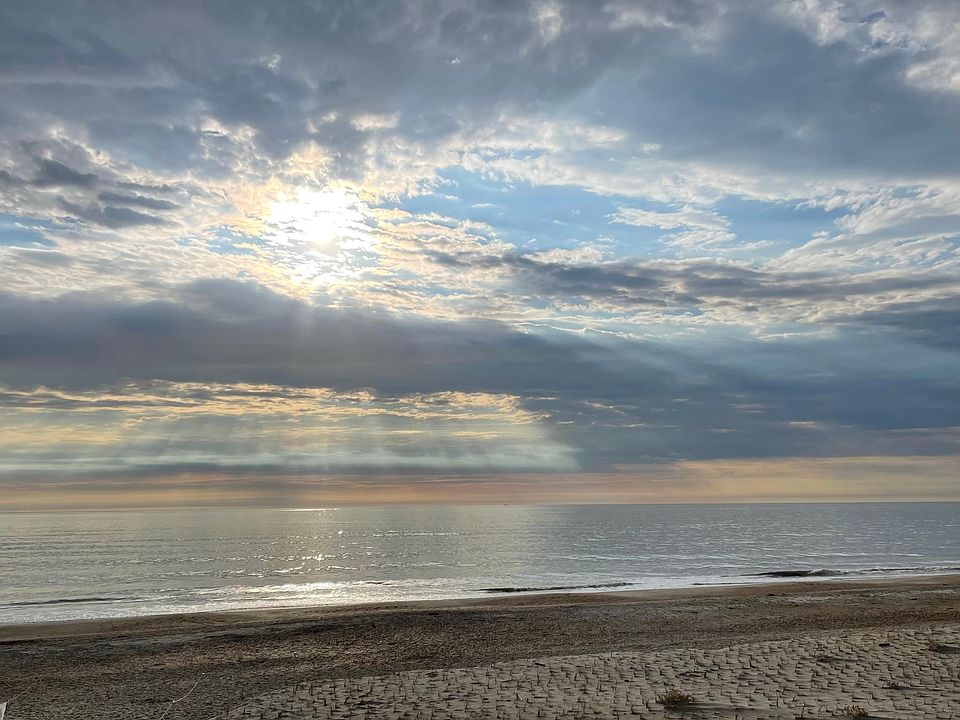 Walk across to the beach