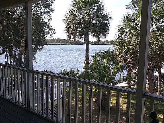 View from main porch