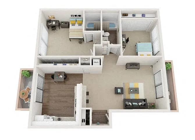 Floor plan Riverside